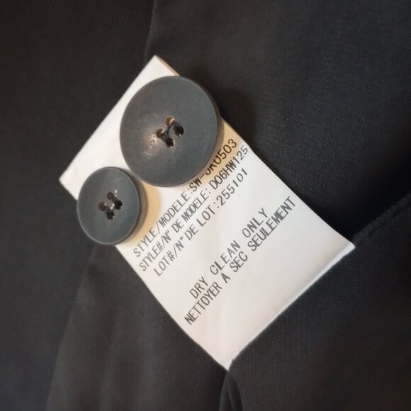 Designer Helmut Lang Black Wool Blazer sz 4 - Picture 12 of 13